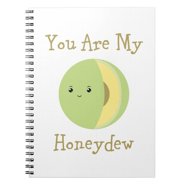 Caderno Espiral Você é meu Honeydew (Frente)