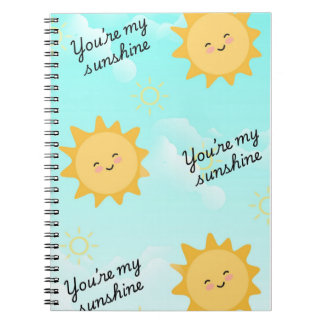 Caderno Espiral Você é meu Sol
