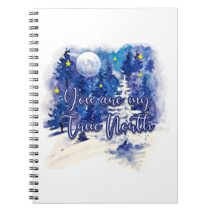 Caderno Espiral Você É Meu Verdadeiro Norte