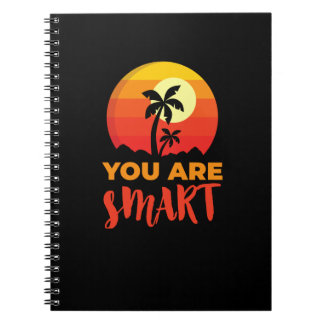 Caderno Espiral Você é Smart Positive Afirmation Inspirational