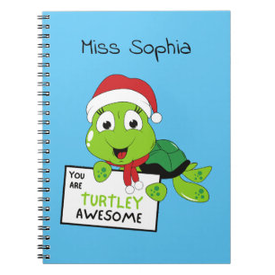 Caderno Espiral Você É Turtley Incrivelmente Engraçado Turtle Puns