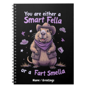Caderno Espiral Você é um Cara Esperto ou um Cheirador de Fartas E
