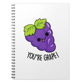 Caderno Espiral Você é uma Piada de Fruta Uva