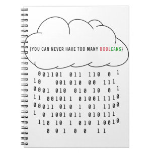 Caderno Espiral Você nunca pode ter muitos booleanos! (Atualizado)