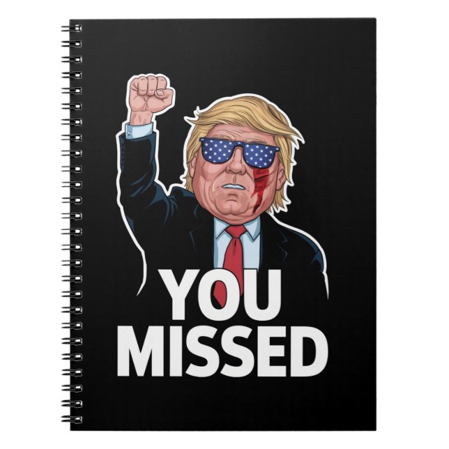 Caderno Espiral Você Perdeu Donald Trump (Frente)