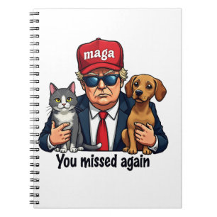Caderno Espiral Você Perdeu Novamente Salvar a Eleição do Pets Tru
