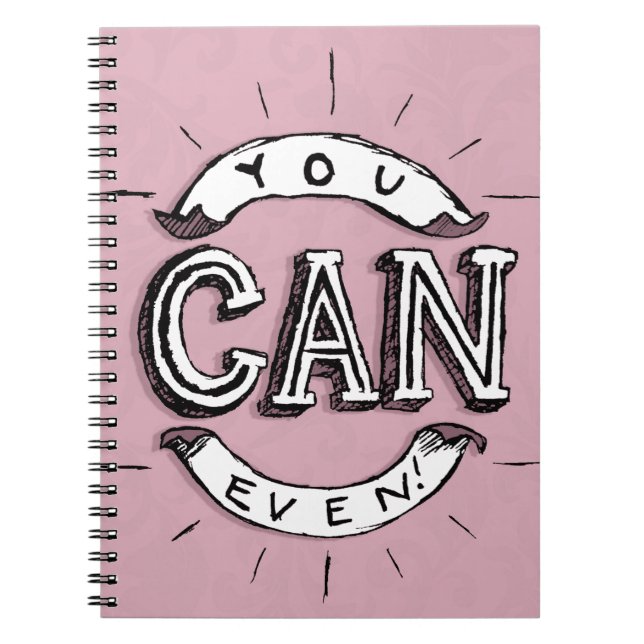Caderno Espiral Você pode mesmo! (Frente)