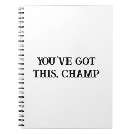 Caderno Espiral Você tem este notebook motivacional