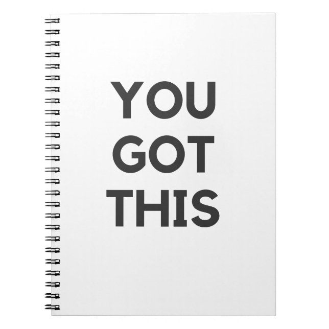 Caderno Espiral Você tem isso (Frente)