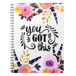 Caderno Espiral Você Tem Isso | Inspiração Floral