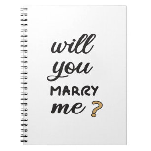 Caderno Espiral Você vai me casado?