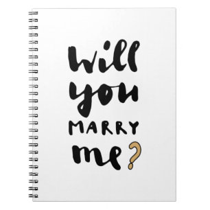 Caderno Espiral Você vai me casado?