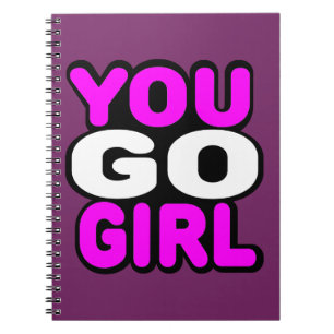 Caderno Espiral Você vai menina