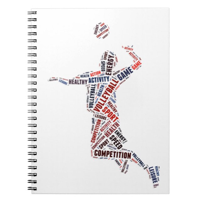 Caderno Espiral Voleibol (Frente)