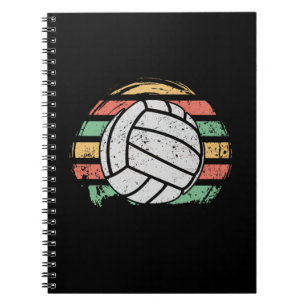 Caderno Espiral Voleibol de Retro Vintage