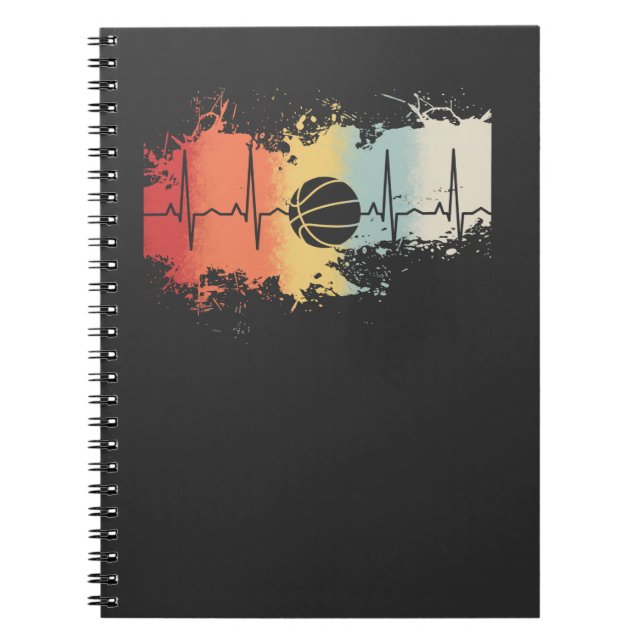 Caderno Espiral Voltagem de Basquete (Frente)