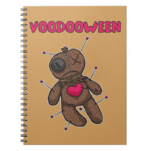 Caderno Espiral Voodoo Doll - Halloween Toy