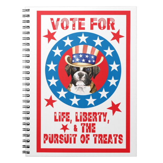 Caderno Espiral Votação no Boxer (Frente)