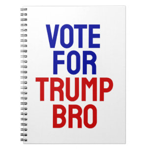 Caderno Espiral Votação Para Trump Bro - Eleições 2024