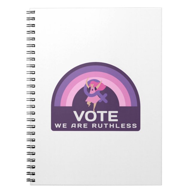 Caderno Espiral Votar Somos Inúteis (Frente)