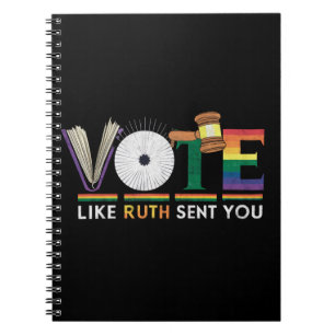 Caderno Espiral Vote Como Se Ruth Tivesse Mandado Você Gavel Femin