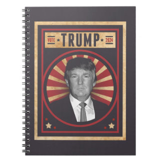 Caderno Espiral Vote Trump 2024