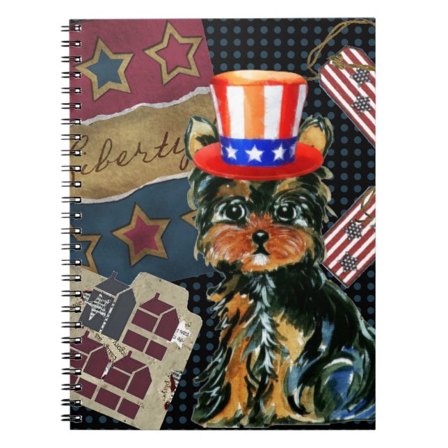 CADERNO ESPIRAL VOTE YORKIE POO (Frente)