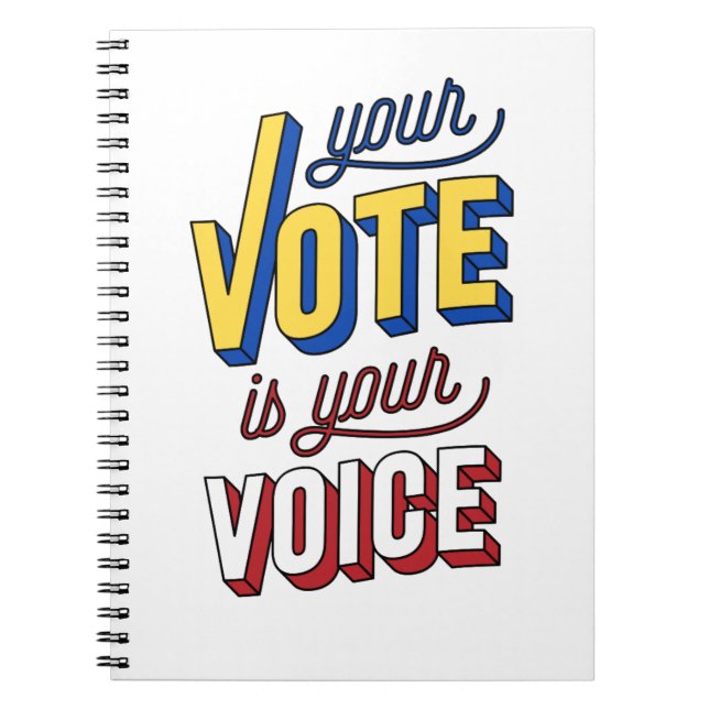 Caderno Espiral Voto (Frente)