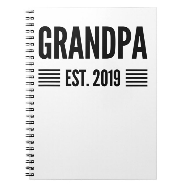 Caderno Espiral Vovô criou a design de 2019 (Frente)