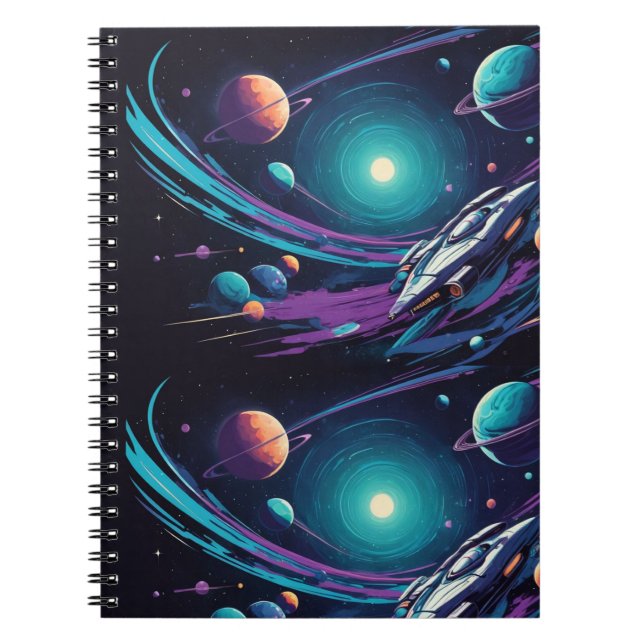 Caderno Espiral Voz Cósmica (Frente)