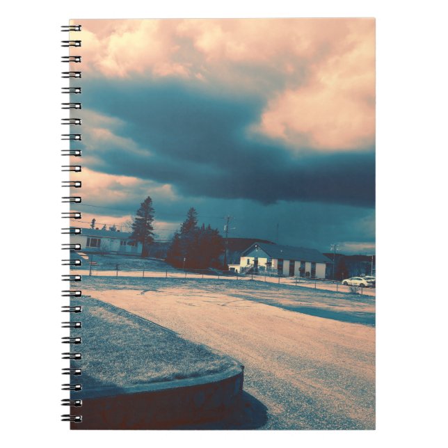 Caderno Espiral vrai photo vrai village (Frente)