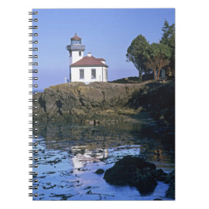 Caderno Espiral WA, Ilha de San Juan, farol de Lime Kiln