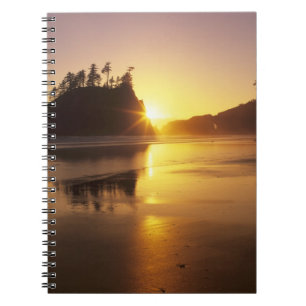 Caderno Espiral WA, Parque Nacional Olímpico, Segunda Praia ao pôr