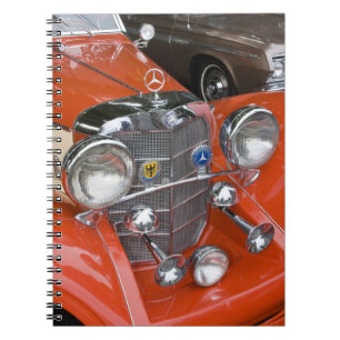 Caderno Espiral WA, Seattle, automóvel alemão clássico.