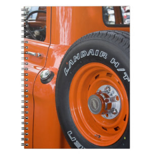 Caderno Espiral WA, Seattle, Caminhonete clássica.