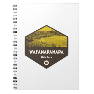 Caderno Espiral Wai'anapanapa State Park Hawaii