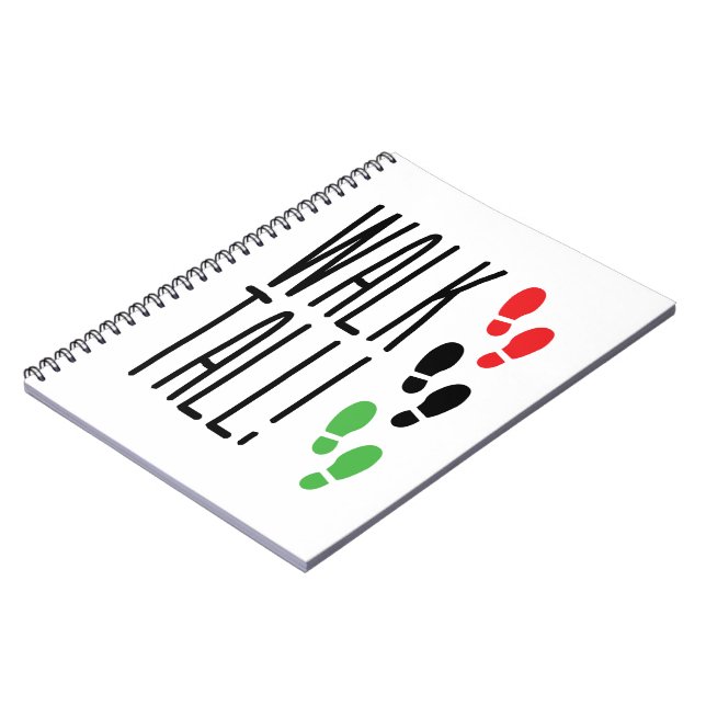 Caderno Espiral Walk Tall (Left Side)