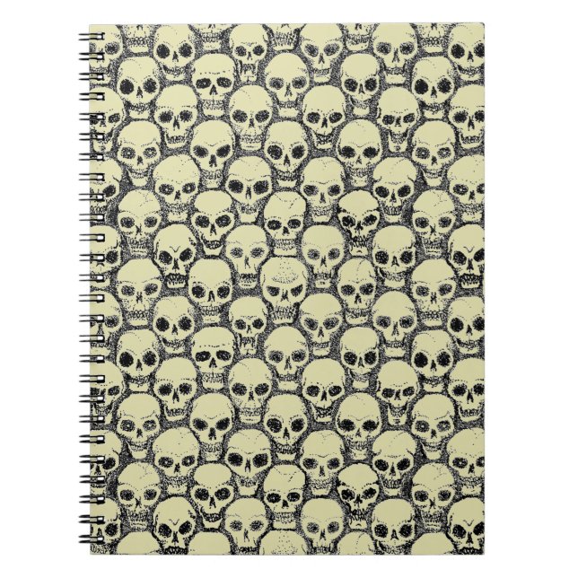 Caderno Espiral Wall o' Skulls (Frente)