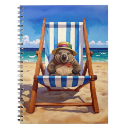 Caderno Espiral Wally, a Cadeira de Wombat Beach Sling