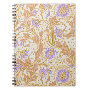 Caderno Espiral Walter Crane Teazle & Pomegranate Art Nouveau