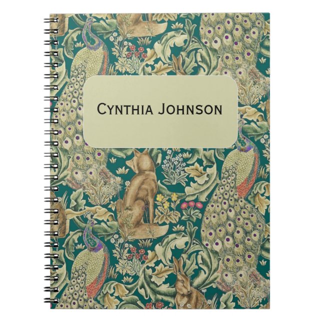 Caderno Espiral Walter Morris "Floresta" personalizado (Frente)