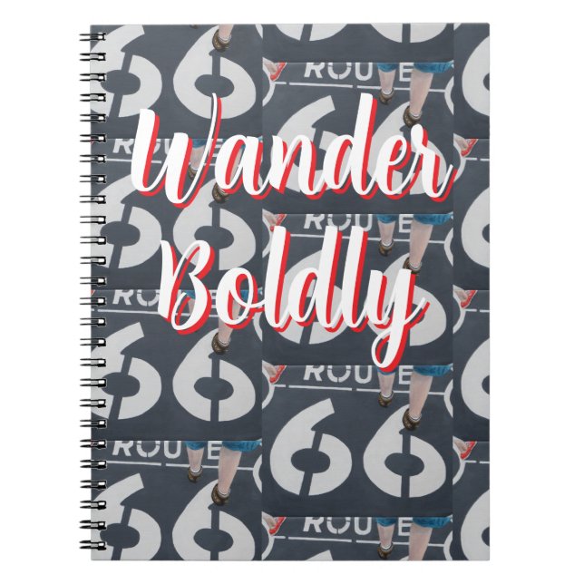 Caderno Espiral Wander Boldly (Frente)
