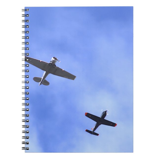 Caderno Espiral War Planes (Frente)