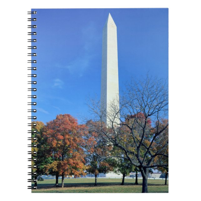 Caderno Espiral WASHINGTON, C.C. EUA. Elevações do monumento de (Frente)