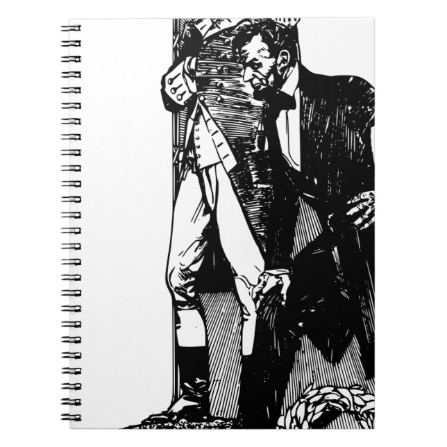 Caderno Espiral washington lincoln (Frente)