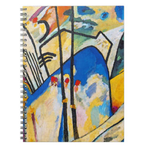 Caderno Espiral Wassily Kandinsky Composition Four - Arte Abstrato