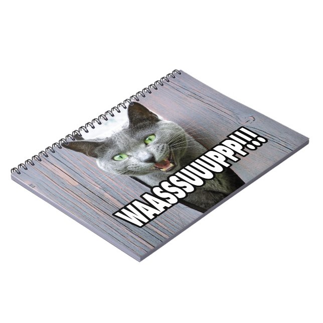 Caderno Espiral WASSUP - Memória Cat (Left Side)