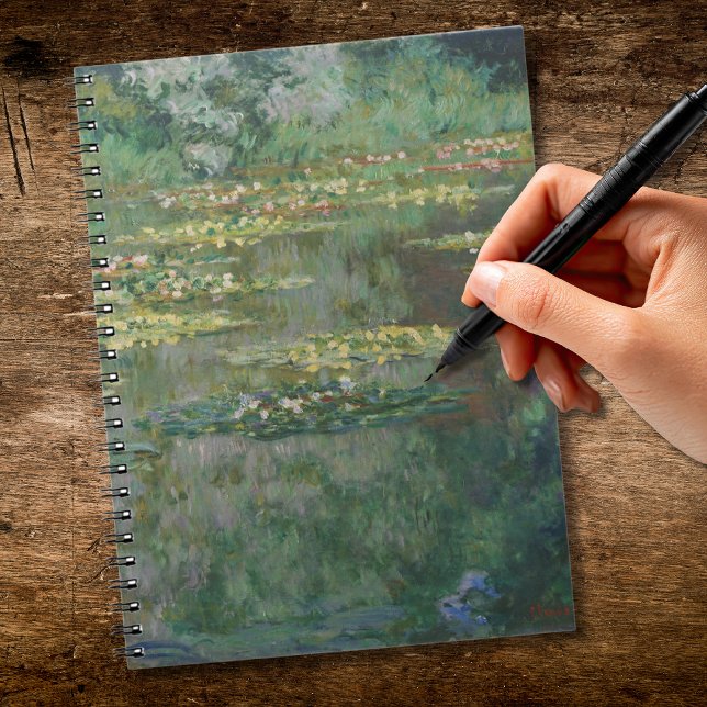 Caderno Espiral Water Lily Pond Monet 1904 (Criador carregado)