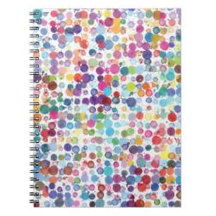 Caderno Espiral Watercolor Dots