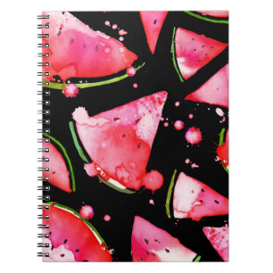 Caderno Espiral Watercolor Melancia 2